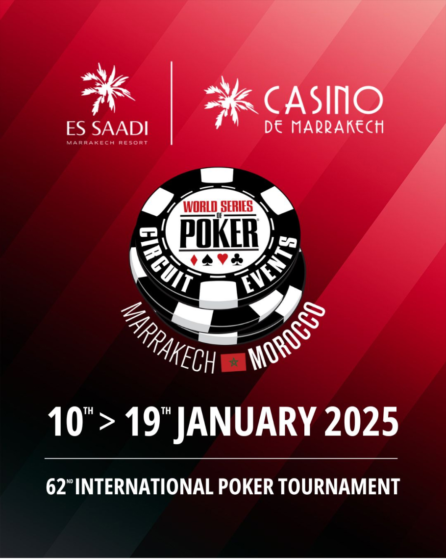 Tournoi international de Poker au Casino de Marrakech, édition 2025